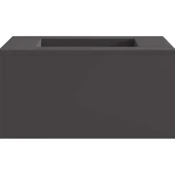 vidaXL Vuurkom Zwart 60 x 60 x 30 cm weervast staal