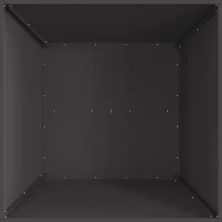 vidaXL Vuurkom Zwart 60 x 60 x 30 cm weervast staal