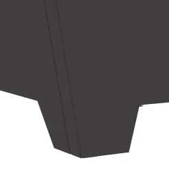 vidaXL Vuurkom Zwart 60 x 60 x 30 cm weervast staal