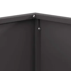 vidaXL Vuurkom Zwart 60 x 60 x 30 cm weervast staal