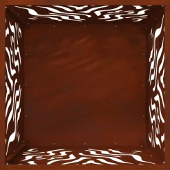 vidaXL Vuurkorf Bruin 40 x 40 x 40 cm weervast staal