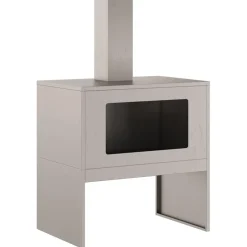 vidaXL Vuurkorf Roestig 60 x 40 x 96 cm Cortenstaal