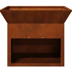 vidaXL Vuurkorf Roestkleurig 50 x 50 x 40 cm weervast staal