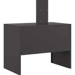 vidaXL Vuurkorf Zwart 80 x 50 x 96 cm Koudgewalst staal