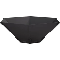 vidaXL Vuurkorf Zwart 60 x 40 x 20 cm Staal
