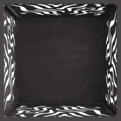 vidaXL Vuurkorf Zwart 40 x 40 x 40 cm weervast staal