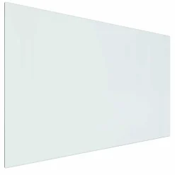 vidaXL Vuurplaats Glazen Plaat Doorzichtig 800 x 500 mm Glas