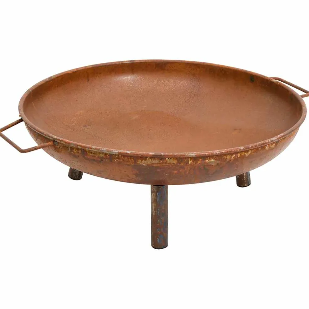 vidaXL Vuurplaats 67,5x58x22,5 cm staal