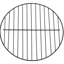 vidaXL Vuurschaal en barbecue 2-in-1 met pook 59x59x60 cm rvs