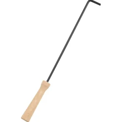 vidaXL Vuurschaal en barbecue 2-in-1 met pook 56x56x49 cm staal
