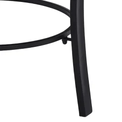 vidaXL Vuurschaal mozaïek 68 cm keramiek zwart en wit