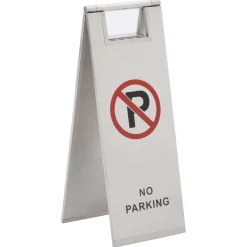 vidaXL Waarschuwingsbord niet parkeren inklapbaar roestvrij staal