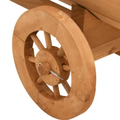 vidaXL Wagen decoratief 70x43x54 cm massief vurenhout