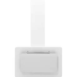 vidaXL Wandafzuigkap 60 cm roestvrij staal en gehard glas wit