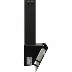 vidaXL Wandafzuigkap 60 cm staal en gehard glas zwart