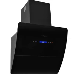 vidaXL Wandafzuigkap 756 m³/u 60 cm roestvrij staal zwart
