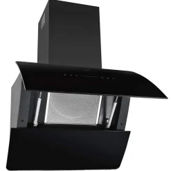vidaXL Wandafzuigkap 756 m³/u 60 cm roestvrij staal zwart
