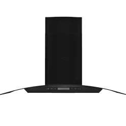 vidaXL Wandafzuigkap 756 m³/u 90 cm roestvrij staal zwart