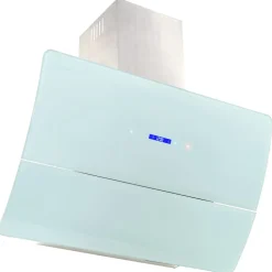 vidaXL Wandafzuigkap 756 m³/u 90 cm roestvrij staal wit