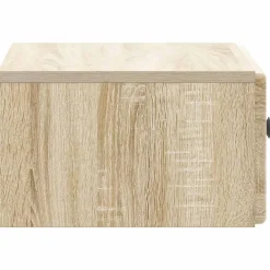 vidaXL Wandbeugel Bedkast Sonoma Eiken 49 x 34,5 x 20 cm Bewerkt hout
