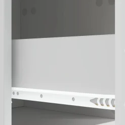 vidaXL Wandbeugel Bedkast Wit 34,5 x 33 x 40 cm Bewerkt hout