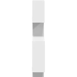 vidaXL Wand Cube Planken Muurmontage Wit 64 x 13,5 x 91,5 cm