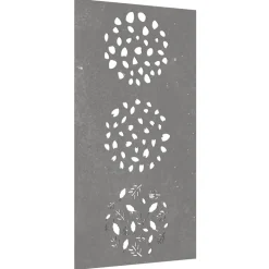 vidaXL Wanddecoratie tuin bladontwerp 105x55 cm cortenstaal