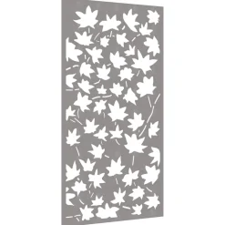 vidaXL Wanddecoratie tuin esdoornbladontwerp 105x55 cm cortenstaal