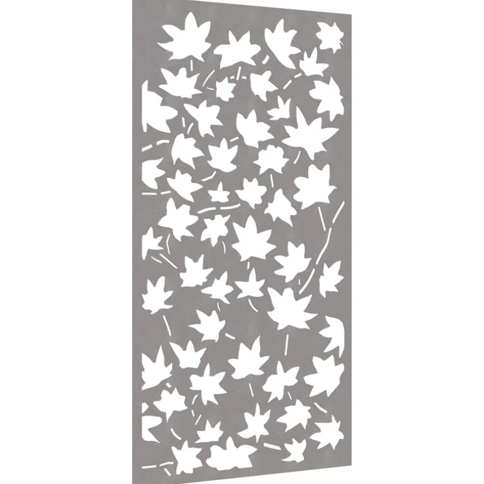 vidaXL Wanddecoratie tuin esdoornbladontwerp 105x55 cm cortenstaal