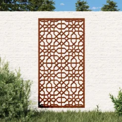 vidaXL Wanddecoratie tuin Moors ontwerp 105x55 cm cortenstaal