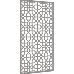 vidaXL Wanddecoratie tuin Moors ontwerp 105x55 cm cortenstaal