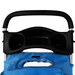 vidaXL Wandelwagen voor hond blauw
