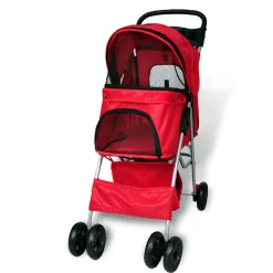 vidaXL Wandelwagen voor hond rood