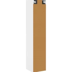 vidaXL Wand Gemonteerde Badkamerkast Wit 33 x 34,5 x 160 cm