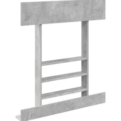 vidaXL Wandgemonteerde hengelhouder Bewerkt hout 93 x 12 x 103 cm