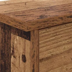 vidaXL Wandgemonteerde kapstok Muurmontage Oudhout 50 x 20 x 30 cm