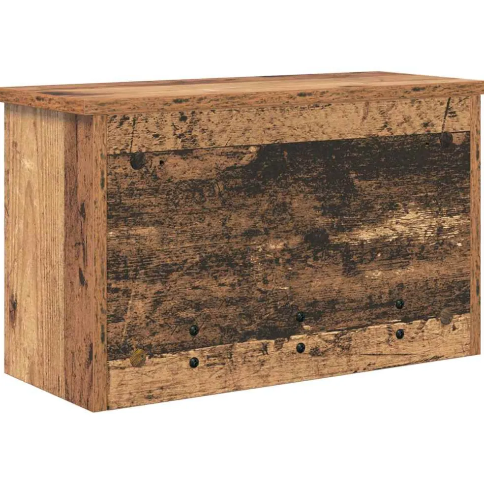vidaXL Wandgemonteerde kapstok Muurmontage Oudhout 50 x 20 x 30 cm
