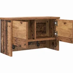 vidaXL Wandgemonteerde kapstok Muurmontage Oudhout 50 x 20 x 30 cm