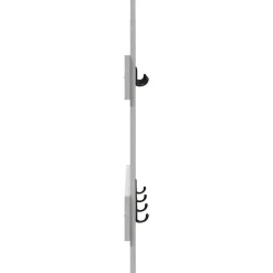 vidaXL Wandgemonteerde kapstok Muurmontage Beton Grijs 60 x 3 x 82 cm
