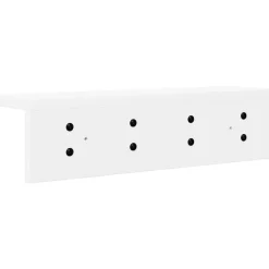 vidaXL Wandgemonteerde kapstok Muurmontage Wit 40 x 10,5 x 10,5 cm