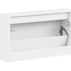 vidaXL Wandgemonteerde Schoenkast ALKMAAR 71 x 17 x 43 cm Bewerkt hout