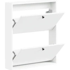 vidaXL Wandgemonteerde Schoenkast BREDA 71 x 17 x 86 cm Bewerkt hout