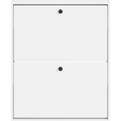 vidaXL Wandgemonteerde Schoenkast BREDA 71 x 17 x 86 cm Bewerkt hout