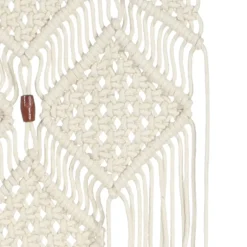 vidaXL Wandhanger macramé 40x80 cm katoen