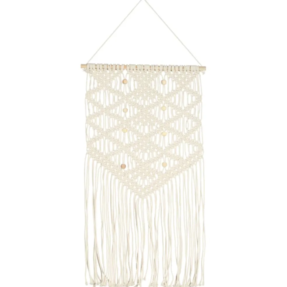 vidaXL Wandhanger macramé 40x80 cm katoen