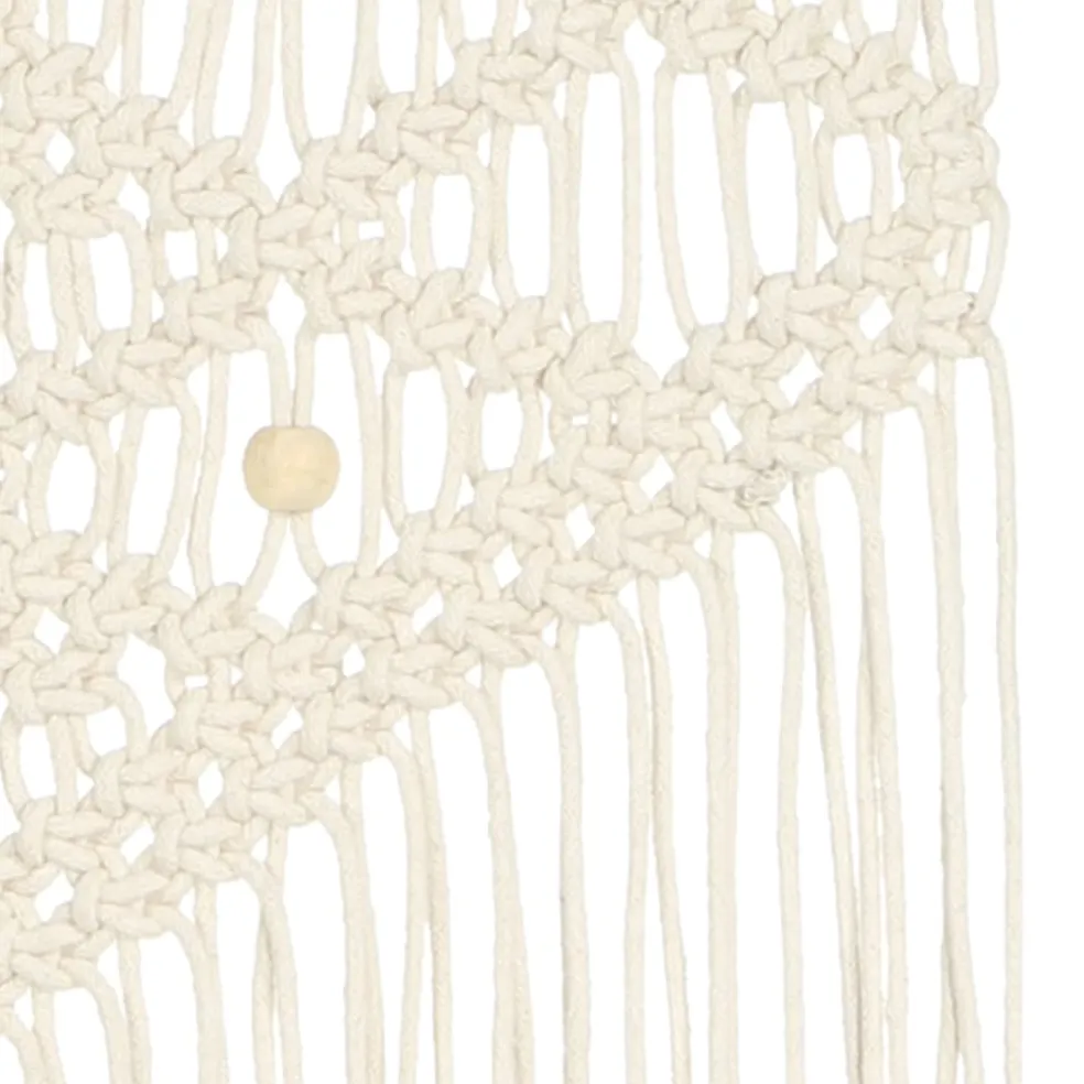 vidaXL Wandhanger macramé 40x80 cm katoen