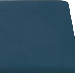 vidaXL Wandhoofdbord 12 st Blauw Fluweel