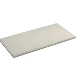 vidaXL Wandhoofdbord 12 st Crèmekleurig Fluweel