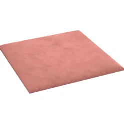 vidaXL Wandhoofdbord 12 st Roze Fluweel