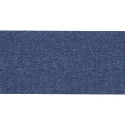 vidaXL Wandhoofdbord 12 st 30 x 15 cm Blauw Stof
